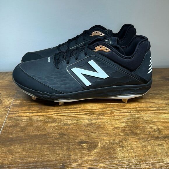 New Balance Mens Baseball Football Cleats size 16 L3000SK4 Black Low Top - Picture 5 of 10